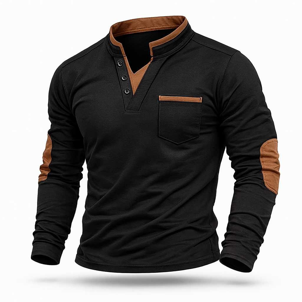 Beeckhoven™ | Herren V-Ausschnitt Sweatshirt