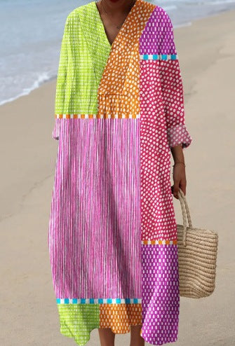 Selena™ | Elegantes Geometrisches Kleid