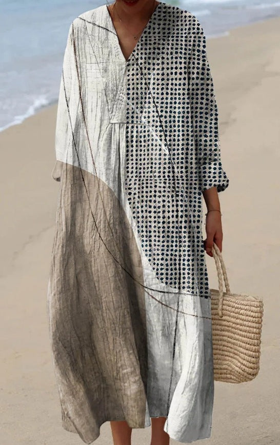 Selena™ | Elegantes Geometrisches Kleid