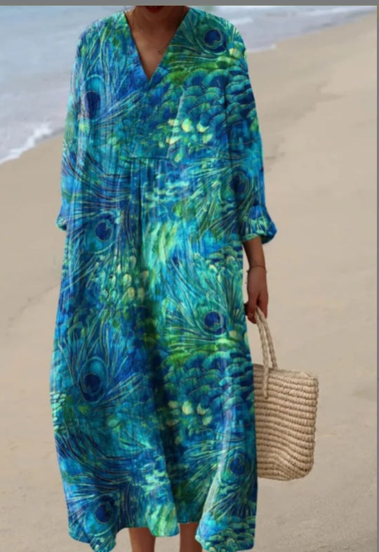 Selena™ | Elegantes Geometrisches Kleid