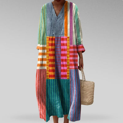 Selena™ | Elegantes Geometrisches Kleid